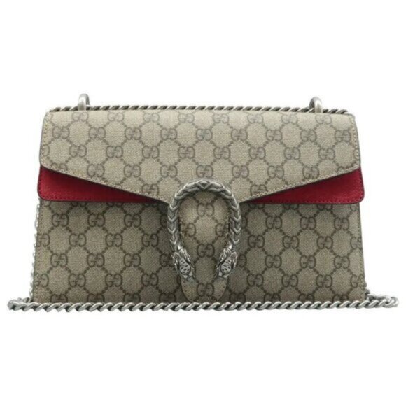 GUCCI Dionysus Brown GG Canvas Shoulder Bag 723-082725 - Picture 1 of 13